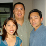 Darren Kimura, Kari and Evan Leong